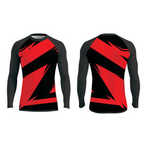 Altr Brothers Nouveau T-shirt de compression unisexe à manches longues pour la natation, imprimé par sublimation, anti-UV et à séchage rapide - Product Image 3