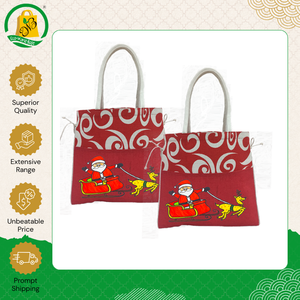 Bolsas de Yute Hechas a Mano en India, con Asas Acolchadas, Impresión Personalizada, Tamaño Mediano (30-50cm), Nueva Llegada, Buena Calidad - Product Image 4