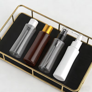 Bouteilles en plastique PET personnalisées avec pulvérisateur à pompe, impression sérigraphique couleur, 100 ml, pour lotion, sérum, huile capillaire, tonique – Vente en gros OEM ODM - Product Image 4