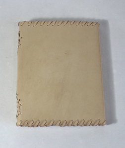 Diario de papel de algodón reciclado hecho a mano, color crema, con costuras a mano, estilo gitano, con cubierta de cuero, para regalos - Disponible al por mayor - Product Image 3