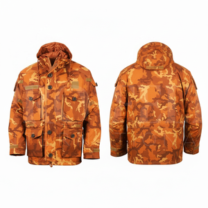 100% High Quality Rain Waterproof Camouflage Outdoor <b>Jacket</b> with Multiple Pockets Lightweight Windproof <b>Utility</b> Coat for <b>Men</b> - Product Image 4