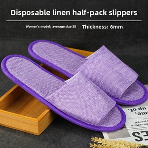Pantuflas Desechables Suaves y Transpirables de Alta Calidad Personalizadas, Pantuflas para Hoteles y Aerolíneas - Product Image 6