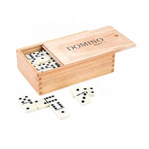 Jeu de dominos en os de haute qualité, étui artisanal, contenant des dominos en os patiné avec incrustations et support, fabriqué en os artisanal - Product Image 5