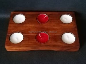 Support de bougie décoratif artistique en céramique peint à la main pour la maison, le festival, le mariage, l'anniversaire et l'anniversaire. - Product Image 3