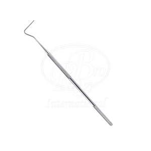เครื่องมือตรวจฟันม้า ปลายบาง ทำจากสแตนเลส ขนาด 15 นิ้ว สำหรับการตรวจฟันและการดูแลช่องปากม้า - Product Image 1