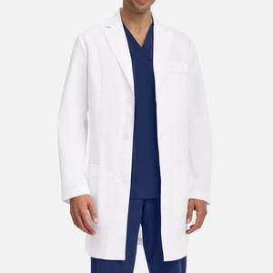 Bata de Laboratorio con Botones, Bata de Laboratorio Profesional para Médicos - Product Image 1