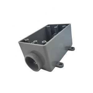 FSC Type 1 GANG Boîte de sortie pour interrupteur extérieur à un seul groupe Conduits et raccords exposés en PVC résistant aux intempéries - Product Image 2