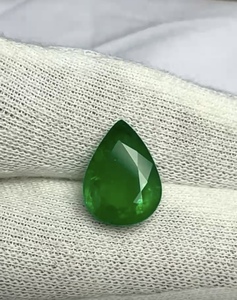 Joyería de Moda, Esmeralda Sintética, Piedra Verde Hidrotermal, Tipo Colombia Zambia, Gema para Diseño - Product Image 2