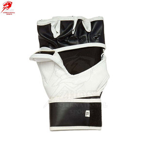 Guantes de MMA duraderos con palma abierta y correa de muñeca ajustable para entrenamiento en gimnasio, boxeo y grappling - Product Image 4