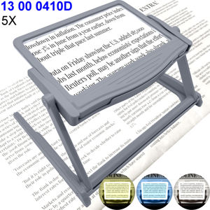 Lupa LED de página completa 5X con soporte plegable - Product Image 4