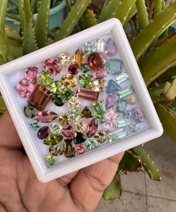 Turmalina natural de alta calidad, piedras preciosas sueltas de colores y formas variadas para la fabricación de joyas, piedra de turmalina - Product Image 4