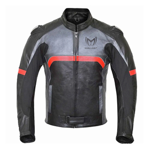Factory Wholesale Price Customized Logo Lightweight Genuine Leather Motorbike Men Unique Design Custom Genuine Leather - Product Image 5