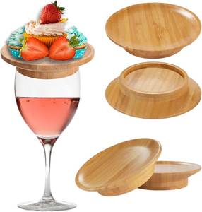 Natural Wooden Coaster Set Rustic Handmade Wood <b>Drink</b> Coasters for Coffee Table, Dining Table, Kitchen, Office and Home Decora - Product Image 2