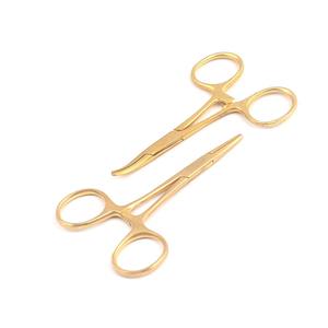 Pinzas Hemostáticas Curvas Profesionales de Todos los Colores, Tijeras Mosquito, Instrumento Quirúrgico de Accionamiento Manual, Fabricante de Pakistán - Product Image 1