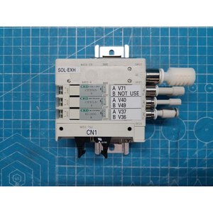 Ensemble d'électrovannes CKD N3E0660-M + N4E0-Q, utilisées telle qu'elles sont, pièces d'équipement semi-conducteur Legacy - Product Image 2