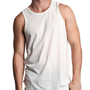 Camisetas sin Mangas Deportivas para Hombre, Personalizables con Logotipo, Transpirables, Tejidas, 100% Algodón, Sólidas, para Entrenamiento, Fitness y Gimnasio - Product Image 5