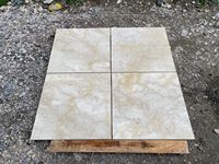Carreaux de marbre calcite crème modernes de première qualité, durables, surface polie, pour usage hôtelier, épaisseur 17 mm, découpe sur mesure, exportation Indonésie