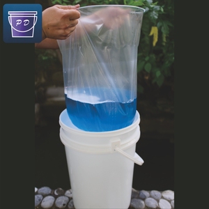 Revestimiento de Plástico Transparente de 20L para Cubetas de Pintura y Recubrimientos, para Mantener Limpios los Lados de la Cubeta - Product Image 5