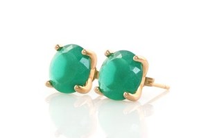 ต่างหูออนิกซ์สีเขียวธรรมชาติ 100% เงินแท้ 925 ทำมือ ทรงกลม ประดับพลอย สำหรับผู้หญิง ขายส่งเครื่องประดับ - Product Image 3