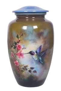 Midnight <b>Black</b> <b>And</b> <b>Gold</b> Engraved Cremation Urn with Textured Finish for Adult Memorial Tribute - Product Image 4