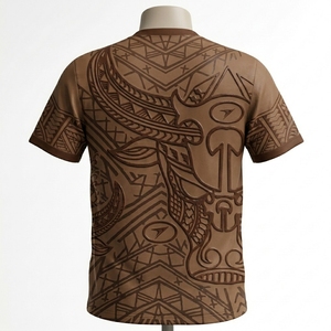 เสื้อยืดกีฬาพิมพ์ลายแบบซับลิเมชั่น ผ้าโพลีเอสเตอร์ ระบายเหงื่อได้ดี เหมาะสำหรับออกกำลังกาย - Product Image 2