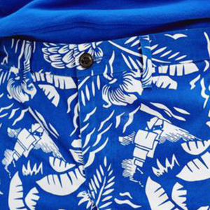 Shorts de bain imprimés légers pour hommes, tissu confortable à séchage rapide avec cordon de serrage élastique à la taille, vêtements de plage décontractés - Product Image 4