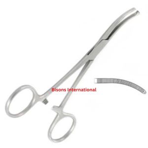 Pinzas Kocher de Alta Calidad BISONS, Pinza Hemostática Quirúrgica de Acero Inoxidable con Mordaza de Bloqueo, Instrumento Médico con Certificación CE ISO OEM - Product Image 3