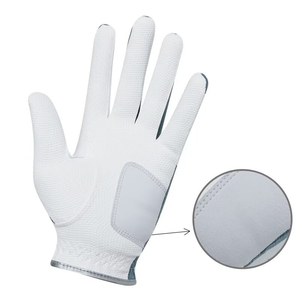 Gants de golf haut de gamme en cuir de cabretta de mouton blanc de qualité supérieure, antidérapants, unisexes, pour usage sportif et extérieur, fermeture à enfiler - Product Image 3