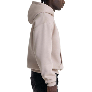 Wholesale Men's Winter Hoodie Pullover 100% Cotton <b>Thick</b> <b>Fleece</b> Quick Dry Breathable OEM Custom Printing Pocket Casual - Product Image 1