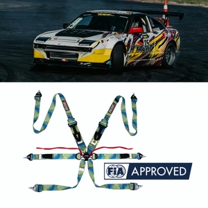 TBRACING SPORT PLUS 4 FIA 8853 2016 Six Point Racing Safety <b>Harness</b> Ultra Thin Seat <b>Belt</b> Brand Agent OEM ODM Supply - Product Image 2
