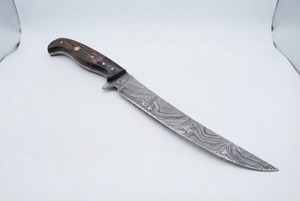 Professional Industrial Grade Damascus Steel Fillet <b>Knife</b> <b>Boning</b> Blade Two Tone Wood <b>Handle</b> Export Ready Bulk Manufacturer - Product Image 3