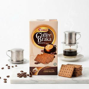 แครกเกอร์กาแฟ BRAKA คุณภาพสูง รสชาติเขตร้อนกรุบกรอบ 150 กรัม โรงงานผลิต ODM เวียดนาม - Product Image 1