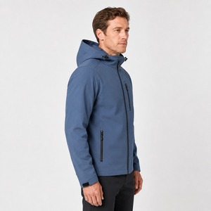 Chaqueta Impermeable para Hombre, Tejido Suave y Cálido, Diseño Resistente al Viento, Capucha Ajustable, Perfecta para Deportes al Aire Libre - Product Image 2