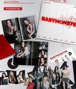 BABYMONSTER 1er mini-album [BABYMONS7ER] version photobook KPOP Groupe d'idoles coréennes Album officiel CD de collection Cadeau pour les fans Pop - Product Image 3