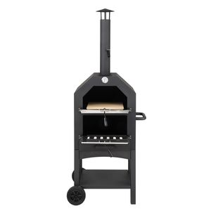 Cotteria portatile all'aperto Freestanding carbone di legna forno camino Pizza pietra per il giardino del Patio festa campeggio legno cotto BBQ - Product Image 1