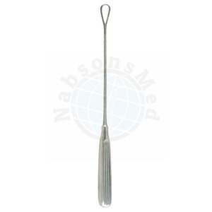 Curette utérine Sims 11 pouces (27,9 cm) à tige flexible, taille 3, manche malléable, en acier inoxydable, instrument manuel de chirurgie générale - Product Image 3