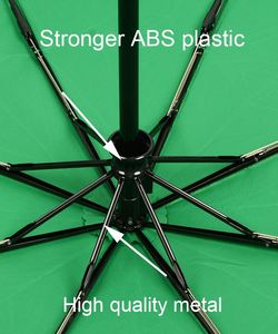 Portable 21 Inch 8K Automatic Open Close Travel 3 Folding <b>Umbrella</b> <b>Windproof</b> Waterproof Custom Color Logo Promotional Gift - Product Image 3