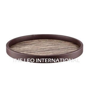 Plateau de service en aluminium fini argenté au design classique et créatif pour la décoration de table de mariage, durable et à prix raisonnable - Product Image 2