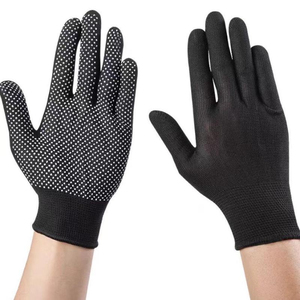 Industrial Protective Hand Gloves Supplier Cotton Grip Gloves for Logistics and Material Handling <b>PVC</b> Dotted Construction Gloves - Product Image 3