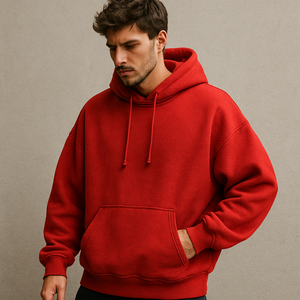 Sudadera con Capucha de Invierno, Estilo Urbano, 100% Algodón, Absorbe la Humedad, Transpirable, Ecológica, con Bolsillo, Personalizable - Product Image 3