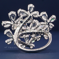 Anillo de Compromiso y Boda de Lujo para Mujer, Oro de 14K, Diamante Cultivado en Laboratorio, Corte Brillante Redondo, Certificado IGI, Joyería Fina Brillante