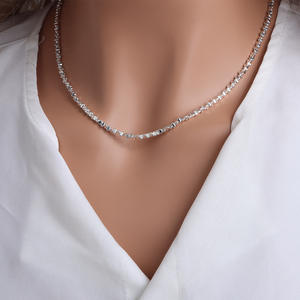 High Luxury South Korean Freshwater <b>Pearl</b> <b>Necklace</b> Broken <b>Silver</b> Starry Sky Personalized Freshwater <b>Pearl</b> - Product Image 2