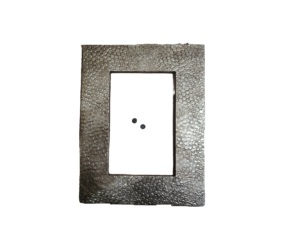 trending Design Rectangle Metal Photo <b>Frame</b> Gold Finish Embossed Texture Horizontal Design - Product Image 2