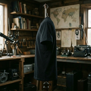 เสื้อยืดเปล่าแบบยูนิเซ็กซ์ สไตล์ฮิปฮอป รับสกรีนลายปัก ขายส่ง เสื้อยืดแขนสั้นทรงหลวมสำหรับผู้ชายและผู้หญิง - Product Image 4