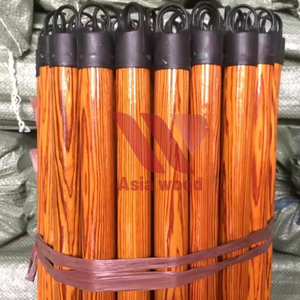 Vietnam conçu écologique Durable PVC-enduit en bois balai bâton faisant la Machine 2-en-1 usage domestique pelle à poussière vadrouille doux emballé sac - Product Image 1