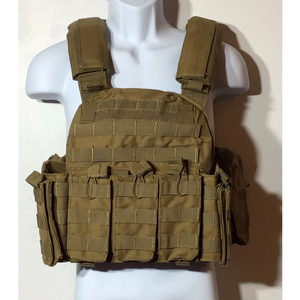 Chaleco Portaplacas Personalizado, Chaleco Táctico Ajustable con Sistema de Correas MOLLE - Product Image 1