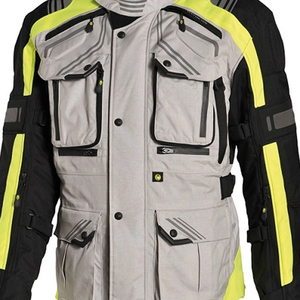2026 Breathable <b>Racing</b> <b>Jacket</b> OEM Grey Black Yellow Women's & Men's Motorbike Textile <b>Jacket</b> for Motorcycle & Auto <b>Racing</b> Wear - Product Image 5