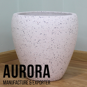 Maceta de terrazo de hormigón para jardín y hogar, hecha en Vietnam, para exteriores, con impresión de logotipo gratuita - Product Image 4