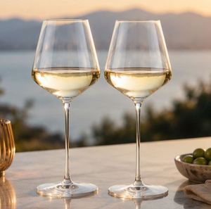 Verre à vin borosilicate de Bourgogne de qualité supérieure, vins de Bourgogne à prix abordable, exportateur indien de verres. - Product Image 1