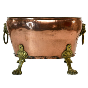 Indian Handmade Copper Ice Bucket Round Shape Metal Vintage Style Party Beverage <b>Cooler</b> Barware Wine <b>Cooler</b> - Product Image 2